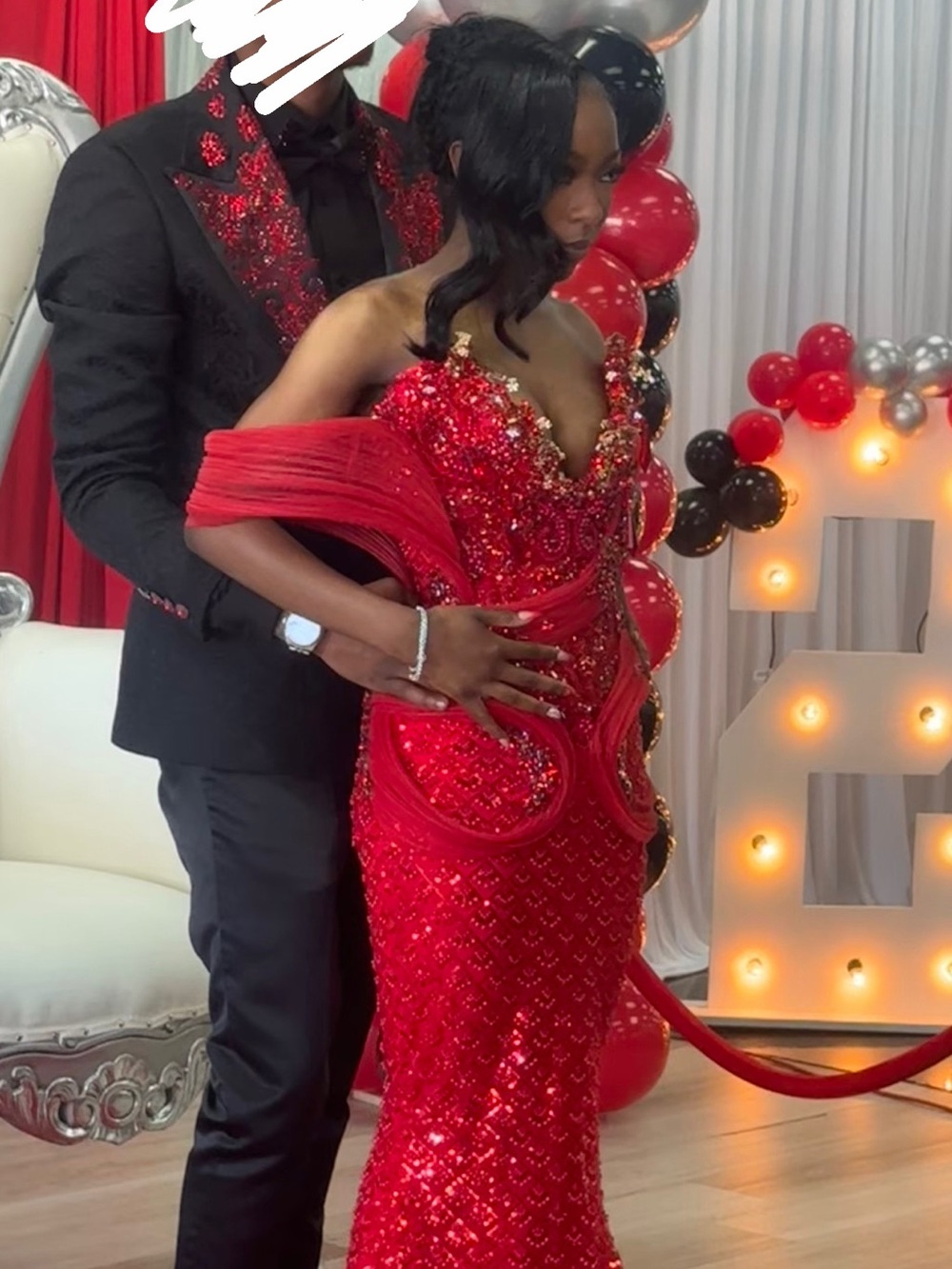 Red Prom Dress - Picture 4 of 7